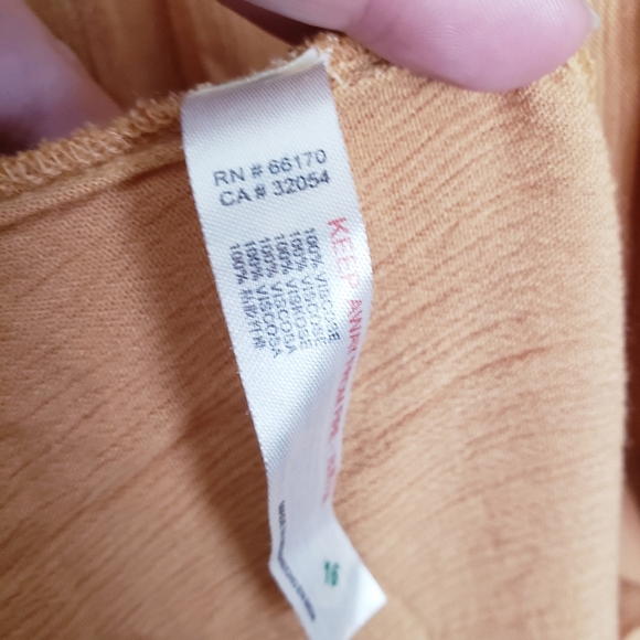 Free People Celeste Convertible Tunic / Skirt In Mossy Gold - Picture 7 of 8